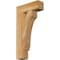 Ekena Millwork Imperial Block Rough Sawn Bracket, Western Red Cedar, 4"W x 14"D x 26"H BKT04X14X26IMP05RWR - alternate 1